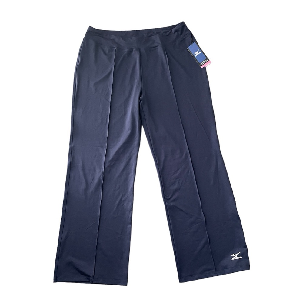 Mizuno Woman’s Wide Leg Navy Blue Volleyball Pants size XL NWT